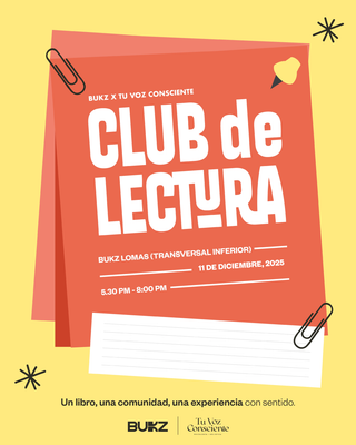 Club de lectura Bukz x Tu Voz Consciente (El arte de engañar el Karma) 11 de diciembre