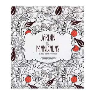 Jardin De Mandalas: Libro Para Colorear