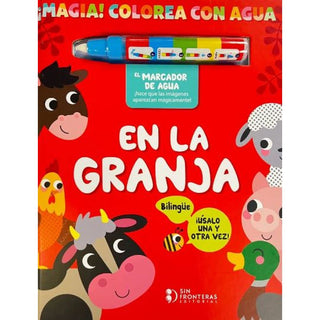 Libro Colorea Con Agua En La Granja  9786287820036