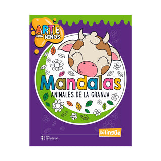 Libro Arte Para Niños: Mandalas Animales De La Granja 9786287667464