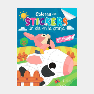 Libro Colorea Con Sticker: Un Día En La Granja 9786287735415