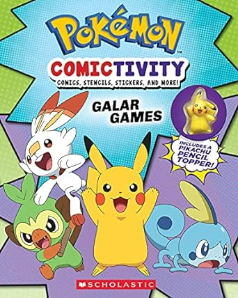 Pokémon Comictivity: Galar Games: Activity Book With Comics, Stencils, Stickers, And More!