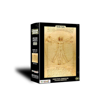 Libro Rompecabezas 500 Piezas Hombre De Vitruvio 7708934205692