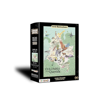 Libro Rompecabezas 1000 Piezas Colombia Tierra Querida 7709531003377