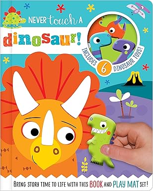 Libro Never Touch A Dinosaur! [With 10 Toy Characters And A Fc 9781788436601