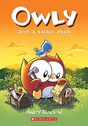Libro Just A Little Blue: A Graphic Novel (Owly #2) 9781338300673