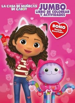 Libro La Casa De Muñecas De Gabby. Jumbo Libro De Colorear Y Actividades. (Bono Tarjeta Recortable) 9786287675353