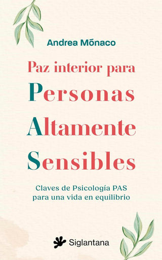 Libro Paz Interior Para Personas Altamente Sensibles 9788410179554