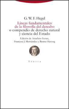 Libro Líneas Fundamentales De La Filosofía Del Derecho 9788413643045