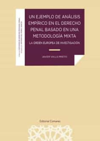 Libro Un Ejemplo De Analisis Empirico En El Derecho Penal Basado 9788413694030