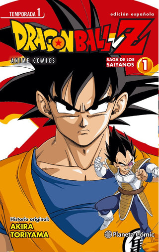 Libro Dragon Ball Z Anime Series Saiyanos Nº 01/05 9788416308057