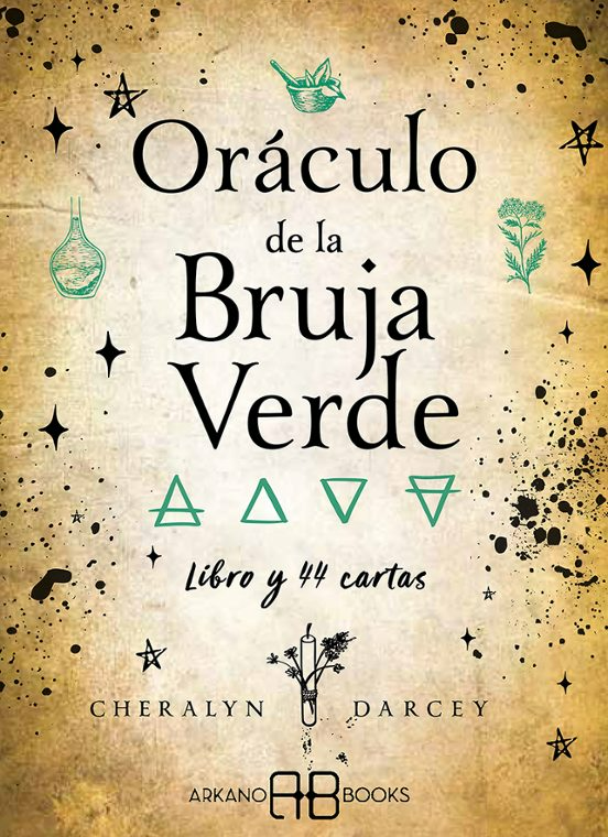 Oraculo de la Bruja Verde: Libro y 44 Cartas