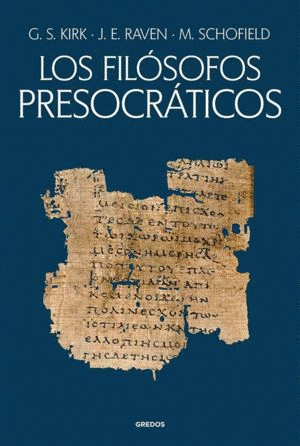Libro Los Filósofos Presocráticos 9788424941215