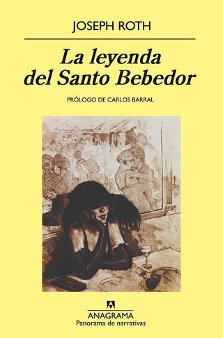 Portada La Leyenda Del Santo Bebedor de Joseph Roth — Edición Anagrama ISBN 9788433922373, importada a Colombia