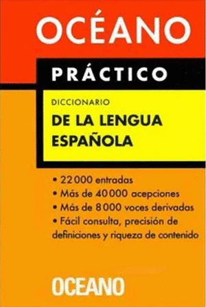 Libro Diccionario Océano Práctico De La Lengua Española 9788449456787