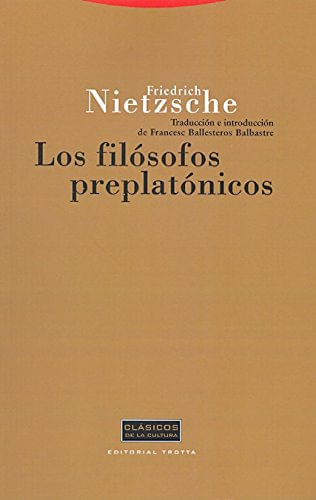Los Filósofos Preplatónicos