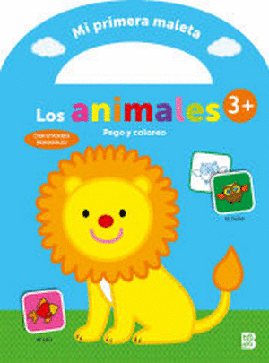 Libro Los Animales. Pego Coloreo Mi Prim.Maleta 9789403228723