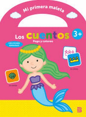 Libro Los Cuentos. Pego Coloreo Mi Prim.Maleta 9789403228730