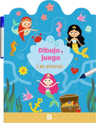 Libro Dibujo Y Juego Las Sirenas 9789403238814