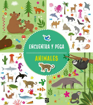 Libro Encuentra Y Pega Animales 9789403239439