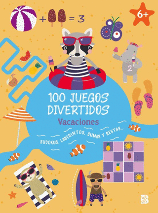 Libro 100 Juegos Divertidos Vacaciones 9789403239491
