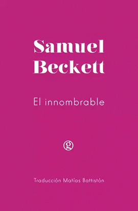 Libro El Innombrable 9789586658713