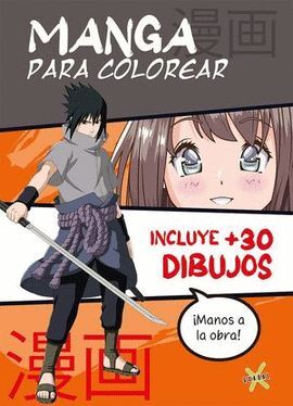 Libro Manga Para Colorear Manga Core 9789871713530