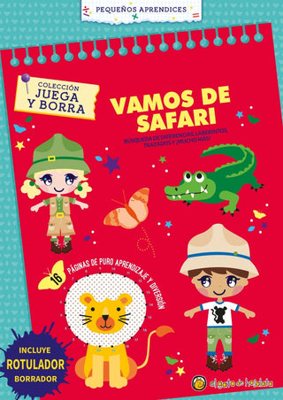 Libro Juega Y Borra Vamos De Safari 9789878200545