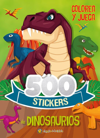 Libro 500 Stickers De Dinosaurios 9789878201115