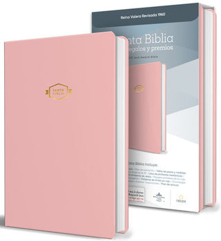 Libro Biblia Rvr 1960 Para Regalos Y Premios Rosada 9798890985033