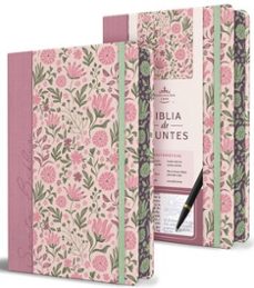Libro Biblia De Apuntes Rvr 1960. Tapa Dura Rosada  9798890985118
