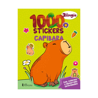 Libro 1000 Stickers: Capibara (Bilingüe) 9786287820760