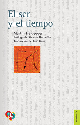 Libro El Ser Y El Tiempo 9786071675835