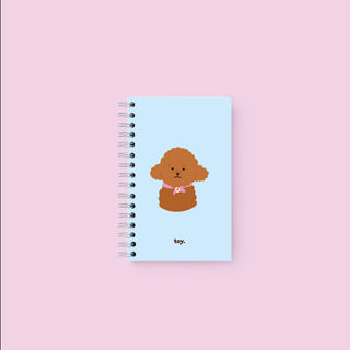 Libro Little Notebook Poodle Mini Market Rayado 7704818613355