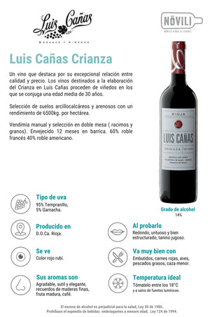 Luis Cañas Crianza