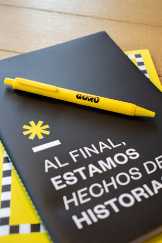 Lapicero Amarillo Bukz Guru