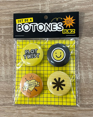 Pack Botones Bukz