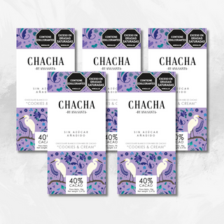 Chocolate Blanco Nibs Cacao - 40% cacao - CHACHA