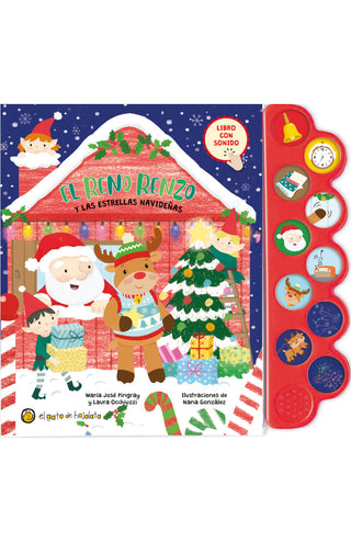 Libro El Reno Renzo Y Las Estrellas Navideñas 9786313072569