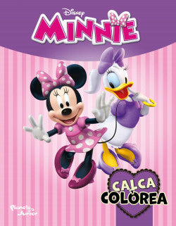 Calca y colorea. Minnie