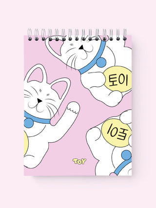 Libro Cuaderno Hojas Blancas Tokio Neko Grande  7704818570115