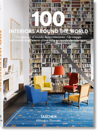100 Interiors World Hc (Al/fr/in) Libro