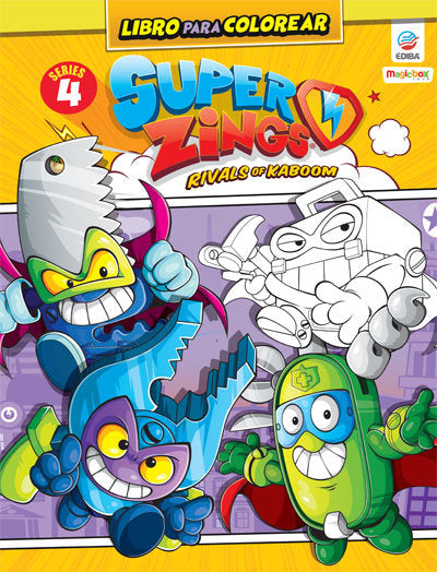 Superzings. Libro Para Colorear