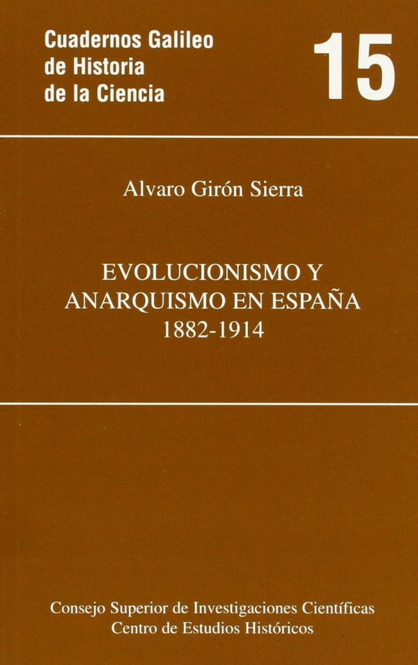 Evolucionismo Y Anarquismo En España (1882-1914)