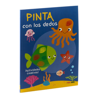 Pinta Con Dedos Azul Act Creativas