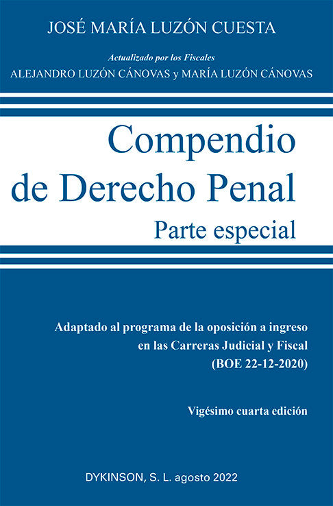 Compendio De Derecho Penal. Parte Especial