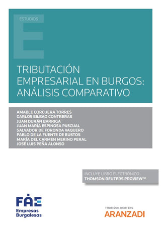 Tributacion Empresarial En Burgos Analisis Comparativo