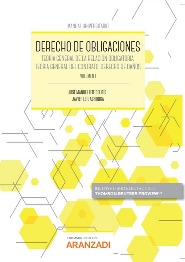 Derecho De Obligaciones Volumen I