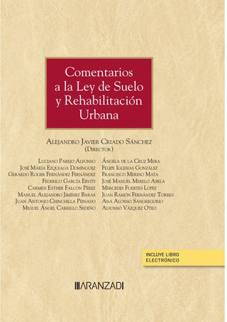 Comentarios A La Ley De Suelo Y Rehabilitacion Urbana