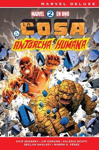 Marvel 2 En Uno La Cosa Y La Antorcha Humana